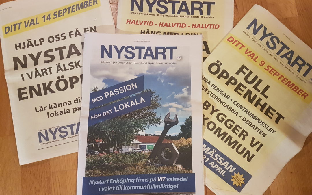 Läs Nystarts fjärde tidning och vår folder!