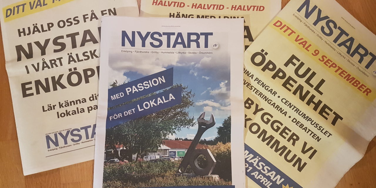 Läs Nystarts fjärde tidning och vår folder!