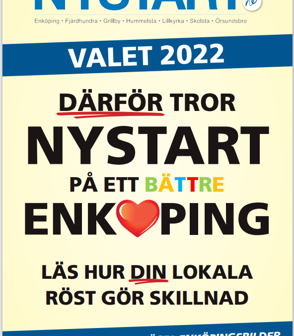 Här är Nystarts valtidning 2022