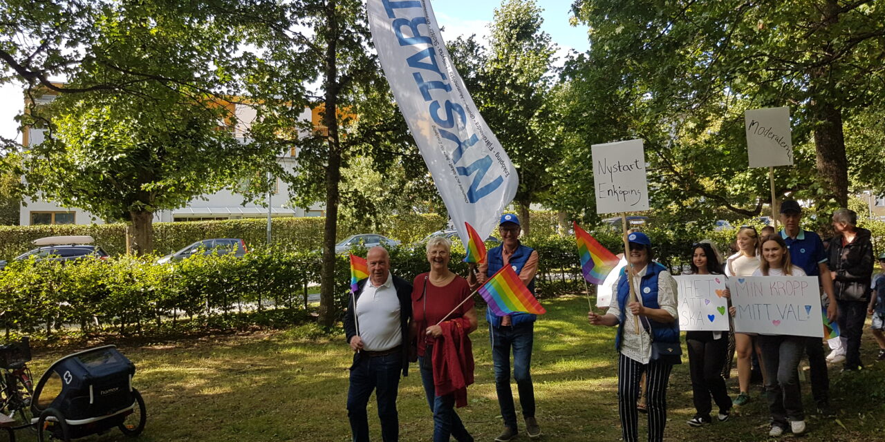 Pride har intagit Enköping