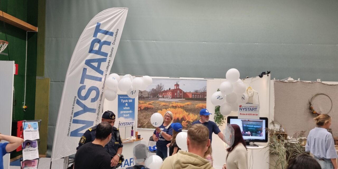 Spännande snack med Nystart på mässan