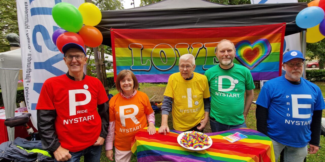Färgglatt och festligt med Nystart på Pride