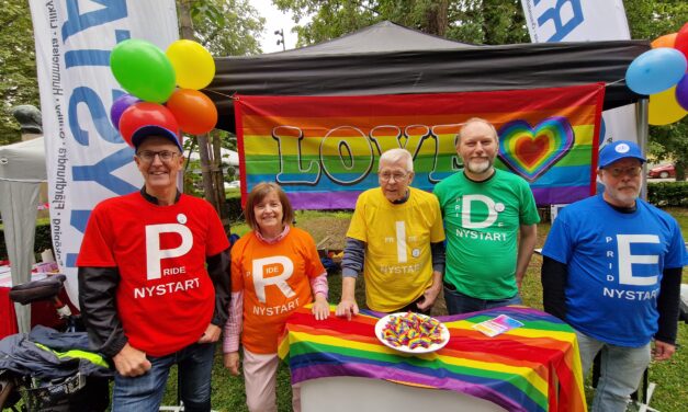 Färgglatt och festligt med Nystart på Pride