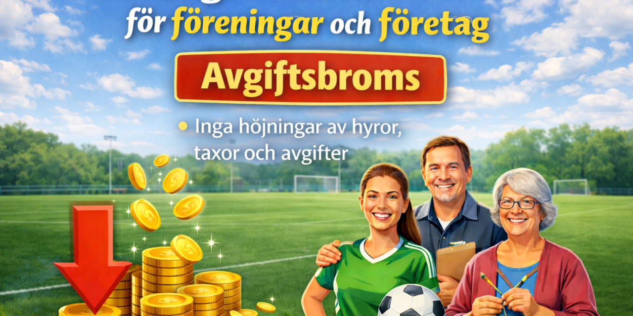 Avgiftsbroms för företag och föreningar